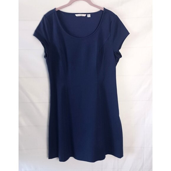 Isaac Mizrahi Live Royal Blue Stretch Dress Women’s Size 12 Great Cond - Picture 2 of 8